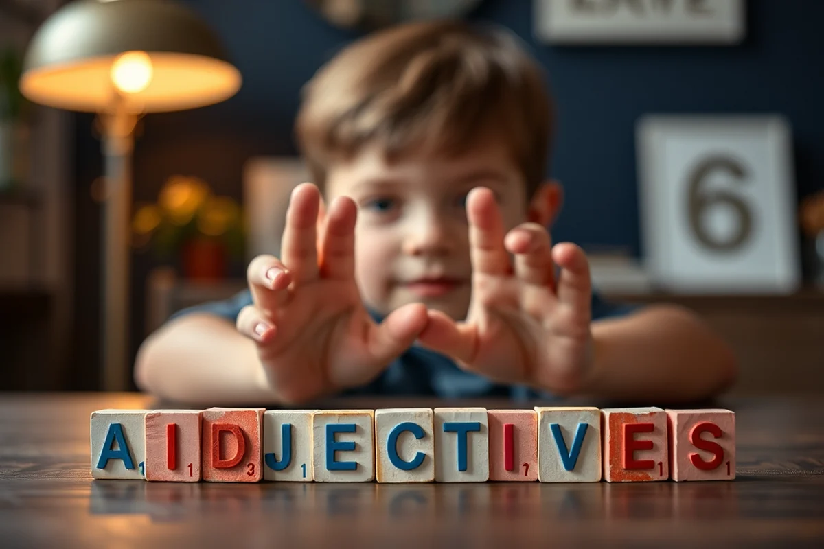 adjectives activity for kids — Adjectives Activity For Kids (step by step)