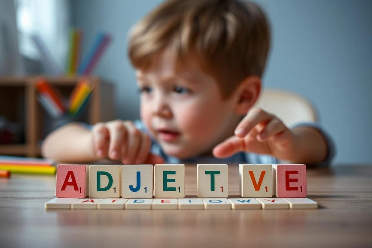 adjectives worksheet for kids — Adjectives Worksheet For Kids (step by step)