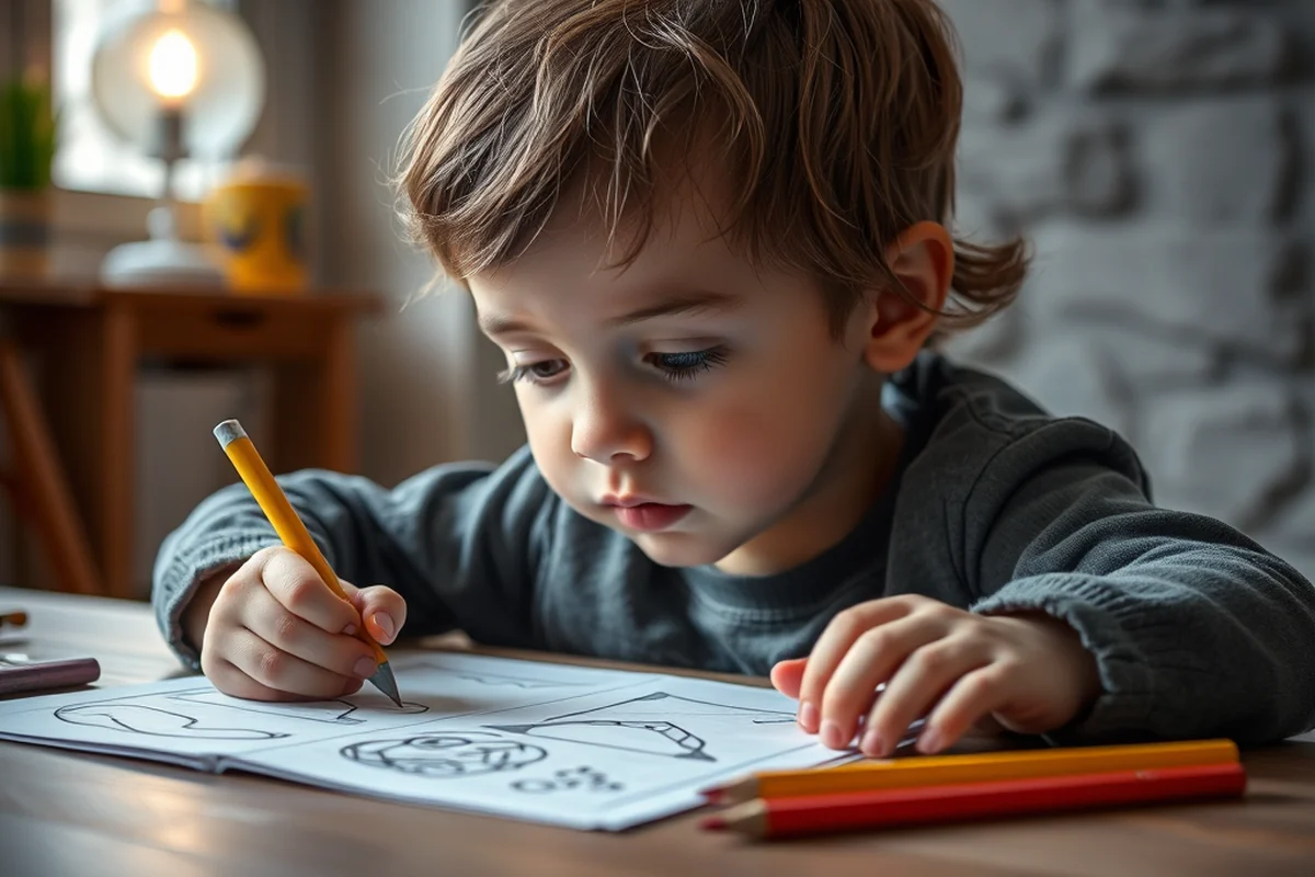 kids easy drawing ideas with colour — Kids Easy Drawing Ideas With Colour (step by step)