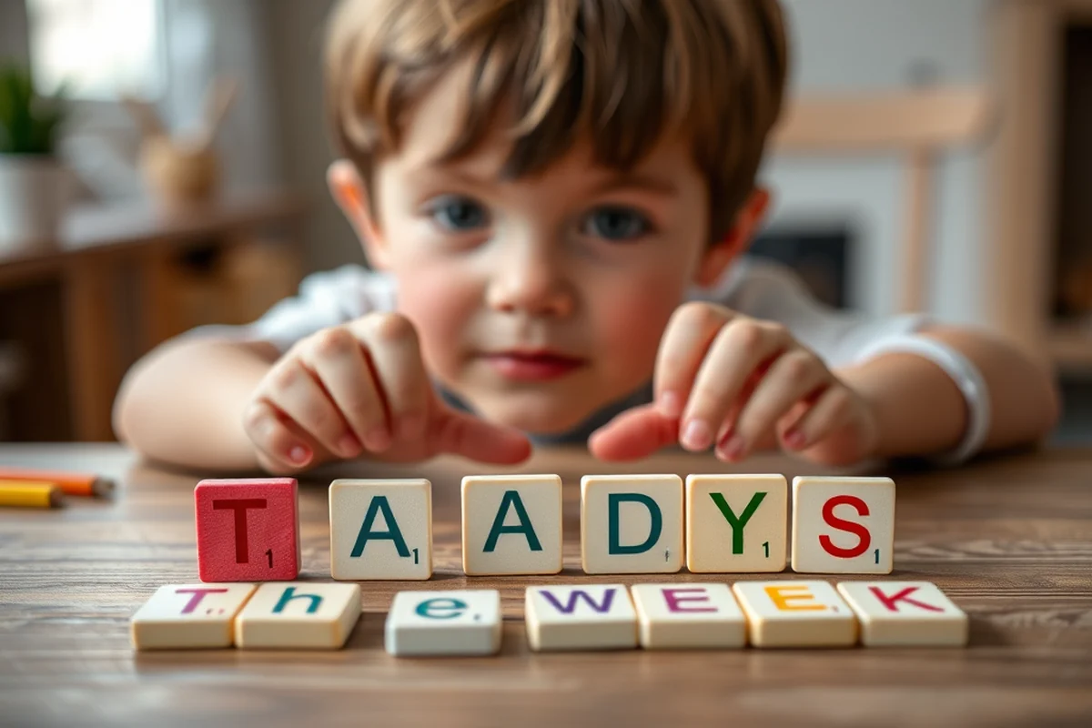 teach kids days of the week — Teach Kids Days Of The Week (step by step)