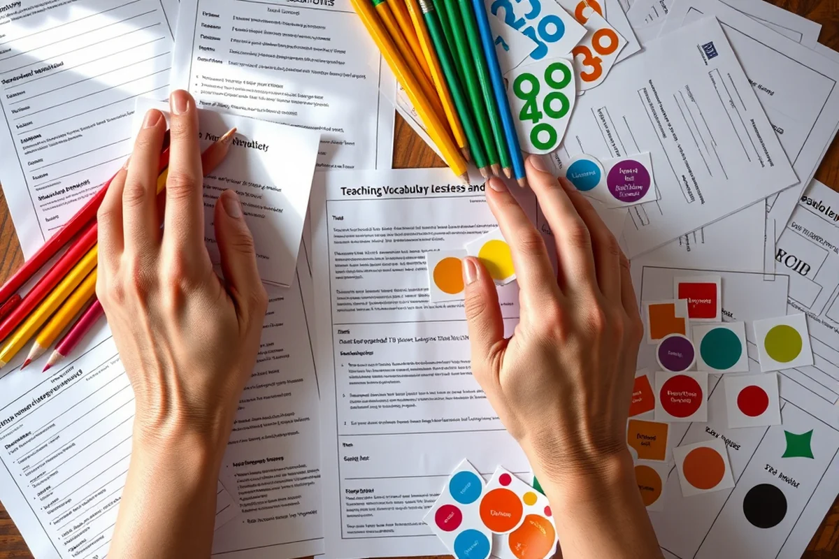 teaching vocabulary lesson plan sample — Teaching Vocabulary Lesson Plan Sample (the finished result)